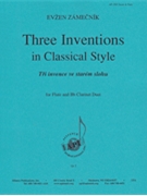 Three Inventions In Classical Style - Fl & Clt by for