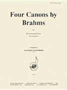 Four Canons By Brahms Fr Op. 113 - 3 Eb Sax by for