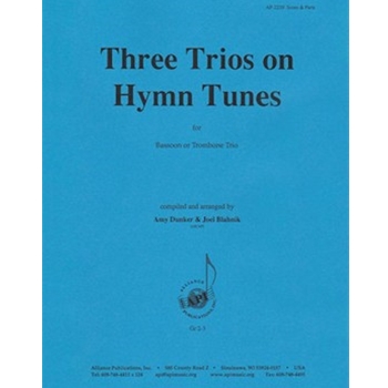 Three Trios On Hymn Tunes - Trb 3