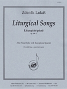 Liturgical Songs For Alto Voice & Sax 4 by for