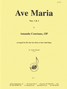 Ave Maria No. 1 & 2 - A Sax Duo/pno by for