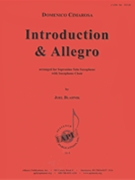 Introduction & Allegro - Sax Chr by for