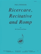 Ricerare Recitative And Romp - Clarinet & Piano by for