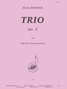 Trio No. 3 Op. 9 - Flute Clarinet Piano by Paviour Paul for