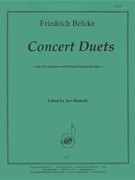 Concert Duets For Sopr & Bari Sax Duo by for