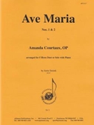 Ave Maria N. 1 & 2 F Hn 2/pno Or Org by for