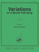 Variations On A Slovak Folk Song - Vla Duet by for