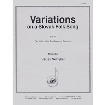 Variations On A Slovak Folk Song - Trb2/bsn 2