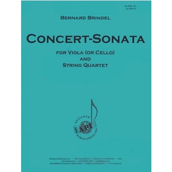 Concert-sonata For Viola (vc) Solo & Strg Qt