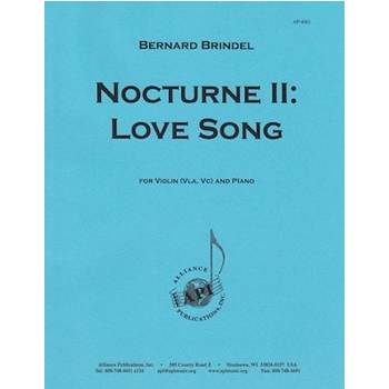 Nocturne Ii: Love Song For Vln (vla Or Vc)-pno
