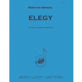 Elegy For Cello (vln-vla)-pno