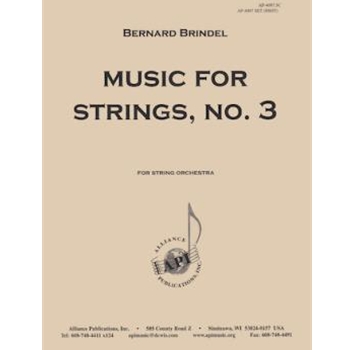 Music For Strings, No. 3 - Stg Orch - Set