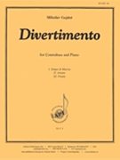 Divertimento For Cbs & Pno by for