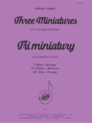Three Miniatures: Morning Afternoon & Evening - String Solo by for
