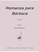 Romanza Para Barbara - Pno Solo by Modarelli Sebastian for