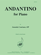 Andantino For Piano by Courtaux Amanda for