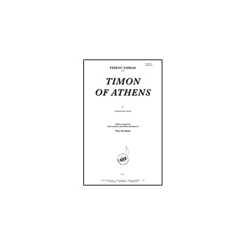 Incidental Music to Timon of Athens  - 3 Mvts - Bd Set