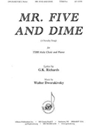 Mr. Five and Dime by Dworakivsky Walter for TTB
