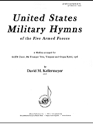 United States Military Hymns of the Five Armed Forces by Kellermeyer David - Kellermeyer David - for SATB and Organ