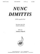 Nunc Dimittis by March Andrew for SATB