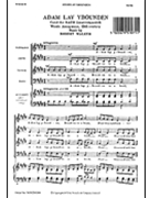 Adam Lay Ybounden by Walker Robert for SATB
