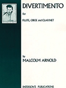 Divertimento Opus 37 Parts by Arnold Malcolm for Woodwind Trio (Parts)