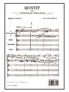 Quintet For Brass Opus 73 Score by Arnold Malcolm for Full Score (Score)