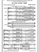 As the Apple Tree by Walker Robert for SATB