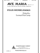 Ave Maria by Mendelssohn Felix for SSAATTBB