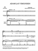 Adam Lay Ybounden by Boris Ord - Rose Barry - for SSA