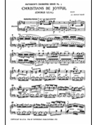 Christians Be Joyful by Bach Johann Sebastian - Read Ernest - for SSA