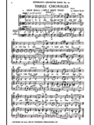 Three Chorales by Bach Johann Sebastian - Read Ernest - for SSA