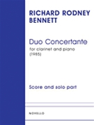 Duo Concertante by Richard Rodney Benne for