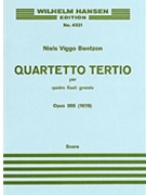 Niels Viggo Bentzon: Flute Quartet No. 3 Op. 385 (Score) by Bentzon Niels Viggo for Score