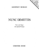Geoffrey Burgon: Nunc Dimittis by Burgon Geoffrey for