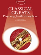 Classical Greats - Playalong by Various for Alto Saxophone W (Center Stage - Playalong)