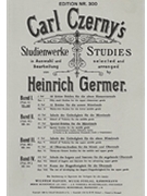 Czerny Studies Book 1 (h. Germer) Pf by Czerny Carl for