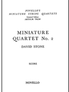 Miniature Quartet No. 2 by Stone David for Score