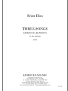 Three Songs (christina Rossetti) For Alto And Harp by Elias Brian for