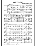 Ave Verum by Elgar Edward for SATB