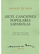 7 Canciones Populares Espanolas by De Falla Manuel for Score and Parts