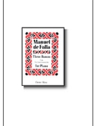 Three Dances From The 3 Cornered Hat by De Falla Manuel for Piano