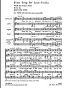 Feast Song for St Cecilia by Rose Bernard for SATB