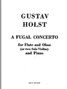 Fugal Concerto Op. 40 No. 2 by Holst Gustav for