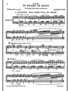 In Praise of Mary by Bush Geoffrey for SATB