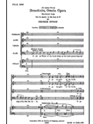 Benedicite in F by Dyson George for SATB