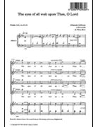 Orlando Gibbons: The Eyes Of All Wait Upon Thee O Lord (Ed. Barry Rose) by for