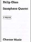 Saxophone Quartet by Glass Philip for Saxophone Quartet (Parts Only)
