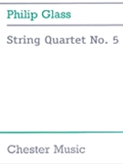 String Quartet No. 5 by Glass Philip for Score