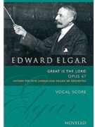 Great Is the Lord Opus 67 by Elgar Edward for SATB